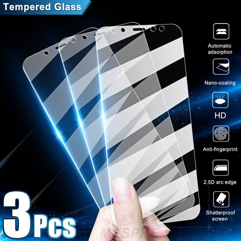 3Pcs Tempered Glass For Google Pixel 6 5 4a 5G Screen Protector Front HD Film