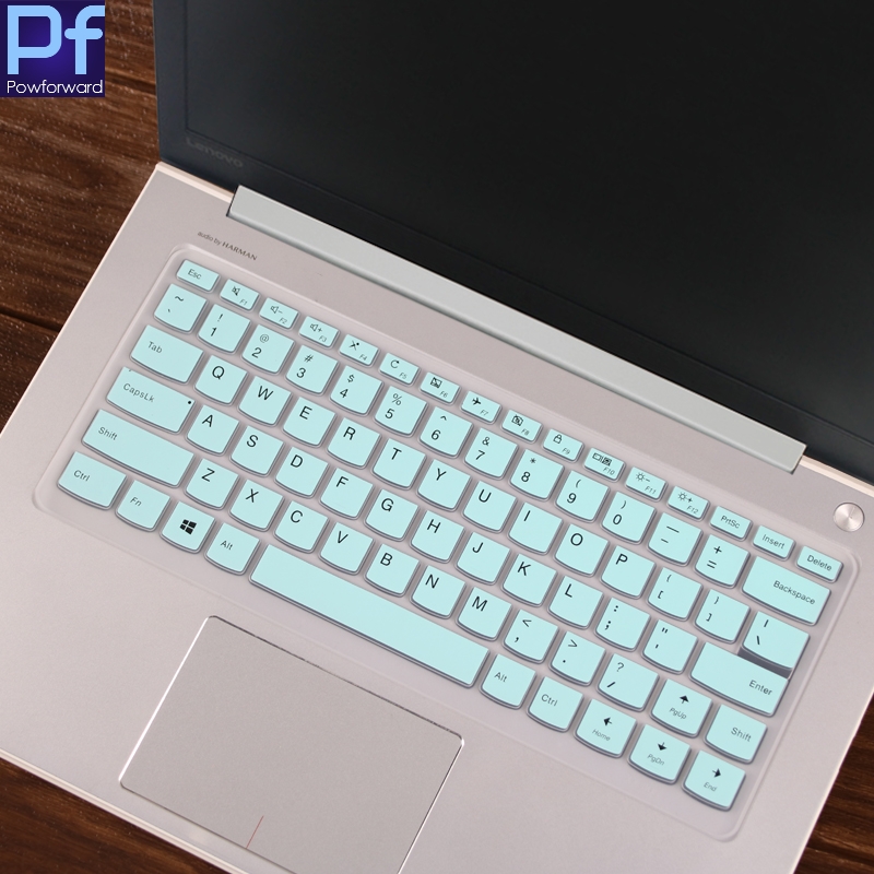 14 tommers laptop beskyttelsesdeksel til lenovo yoga 510 (14 " )510-14 ikb 510-14 isk 510-14 ast 510 14 ikb 14 isk 14 ast 710 14 isk: Hvitblå