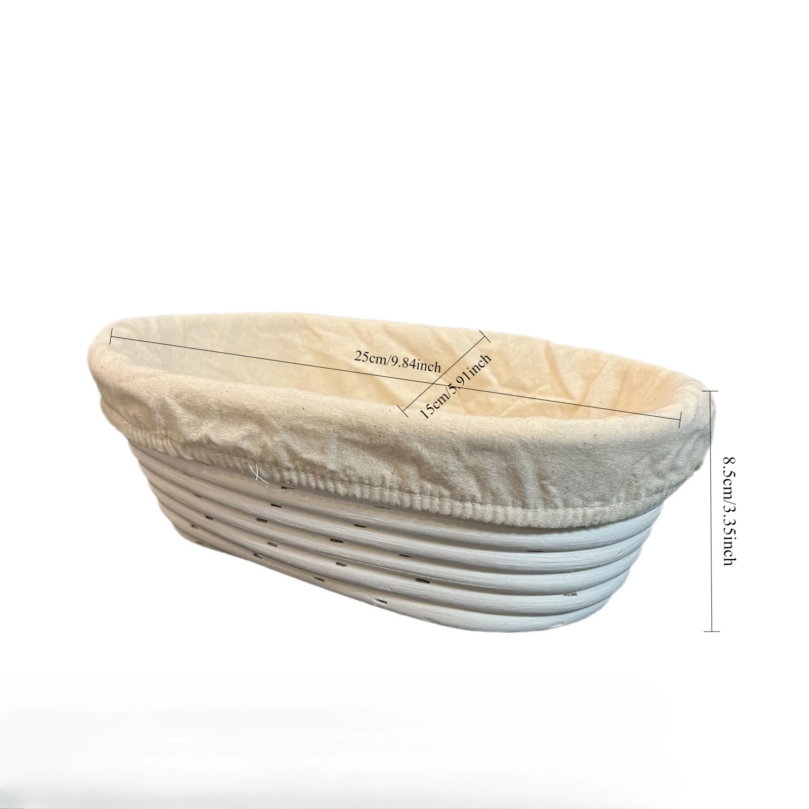 Bread Proofing Basket Sourdough Proofing Basket Round Proofing Bowls Handmade Rattan Baskets Liners Sourdough Bread Making Kit: Blue