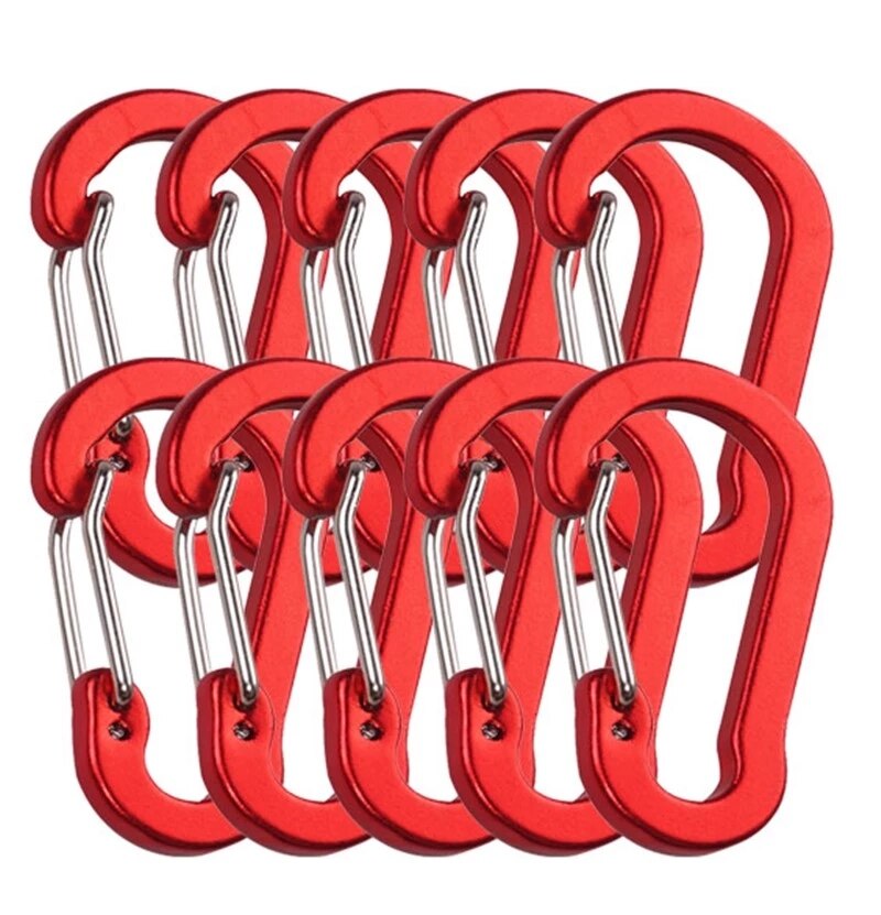 Crochets de remorque de treuil en alliage d'aluminium, 2 pièces