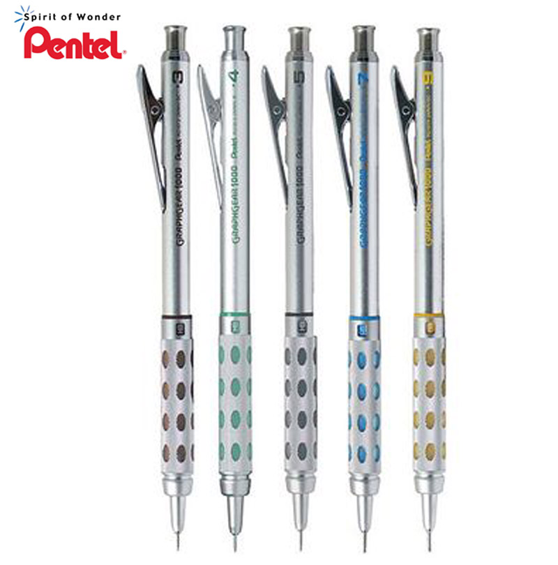 Pentel drawing activity automatic pencil 1pcs PG1015 (13.17.19) 0.3mm/0.5mm/0.7mm/0.9mm metal penholder