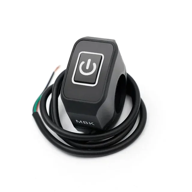 Universal- Motorrad Lenker Schalter Geschmack Geschmack Stecker Schalter für Elektrische Stern Druck Wasserdichte Steuer Schalter: Weiß