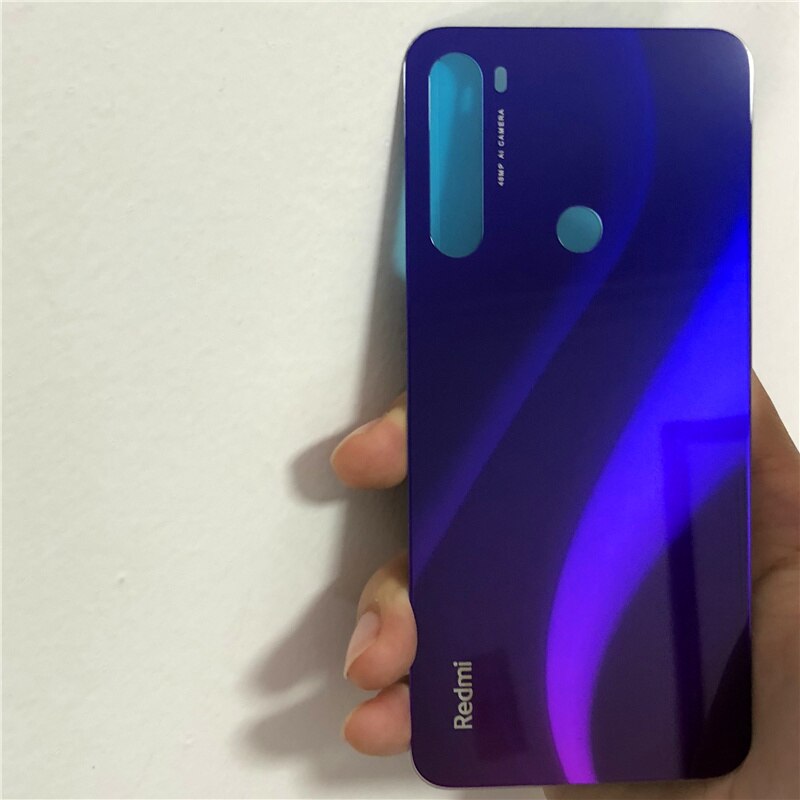 Funda de batería para Xiaomi Redmi Note 8 / Note 8 Pro, carcasa trasera para puerta trasera, Panel de vidrio, reemplazo de batería: Note 8 Twilight