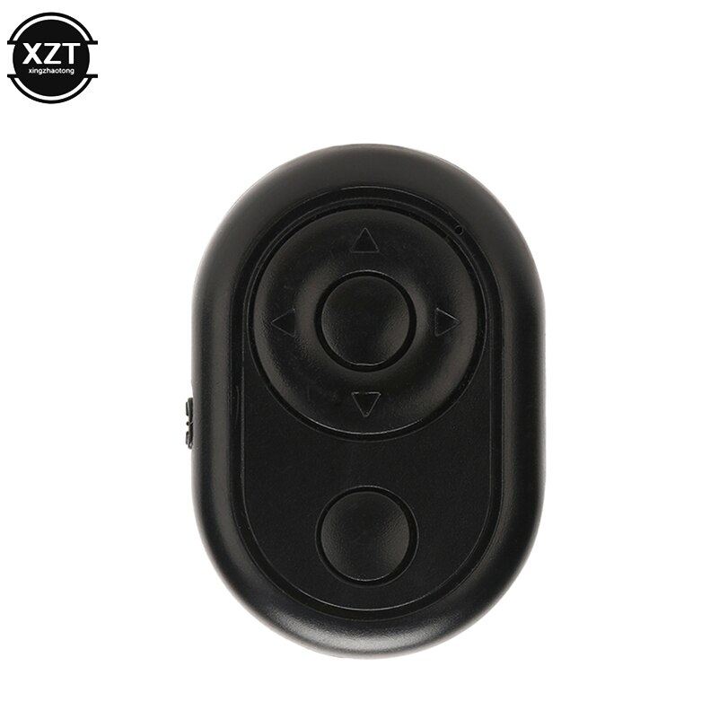 Udløser trådløs bluetooth fjernbetjening knap trigger controller adapter selvudløser kamera stick selfie tilbehør: Sort