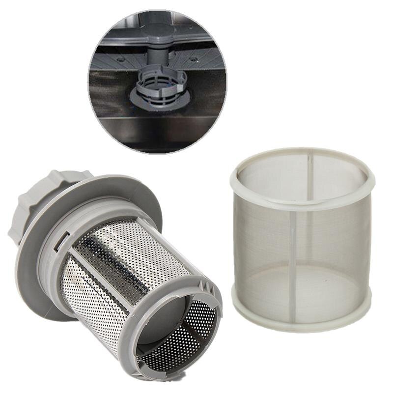 2 dele opvaskemaskine mesh filtersæt grå pp til bosch opvaskemaskine 427903 170740 serie udskiftning til opvaskemaskine