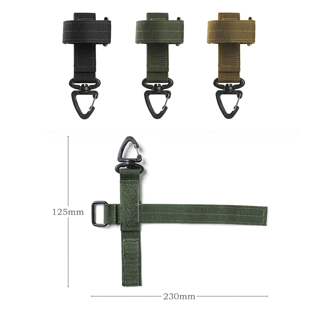 Gants de plein air crochet corde d'escalade boucle de rangement, Camping alpinisme boucles de suspension, outils multifonctionnels portables 2 pièces