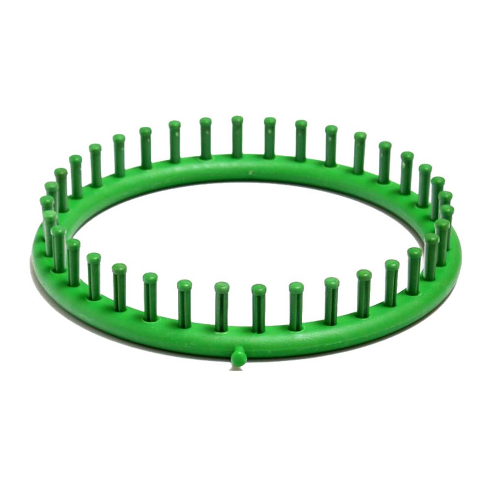 Knitting Looms Handmade Sewing Round Scarf Circular Sock Home Suture Needle PP Manual Craft Tool DIY Circle: Green