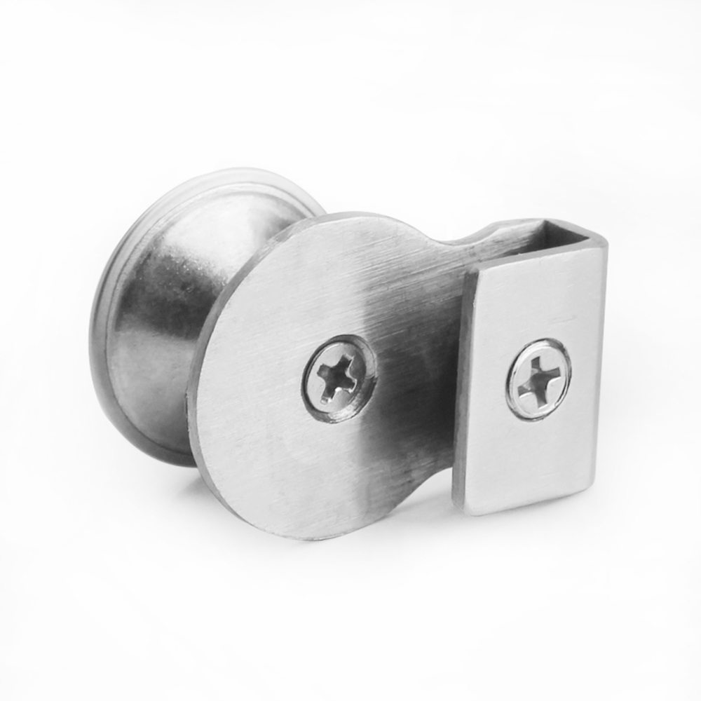 2x Glass Holder Clamp Handle Cupboard Showcase Cabinet Door Accessories Glass clamps