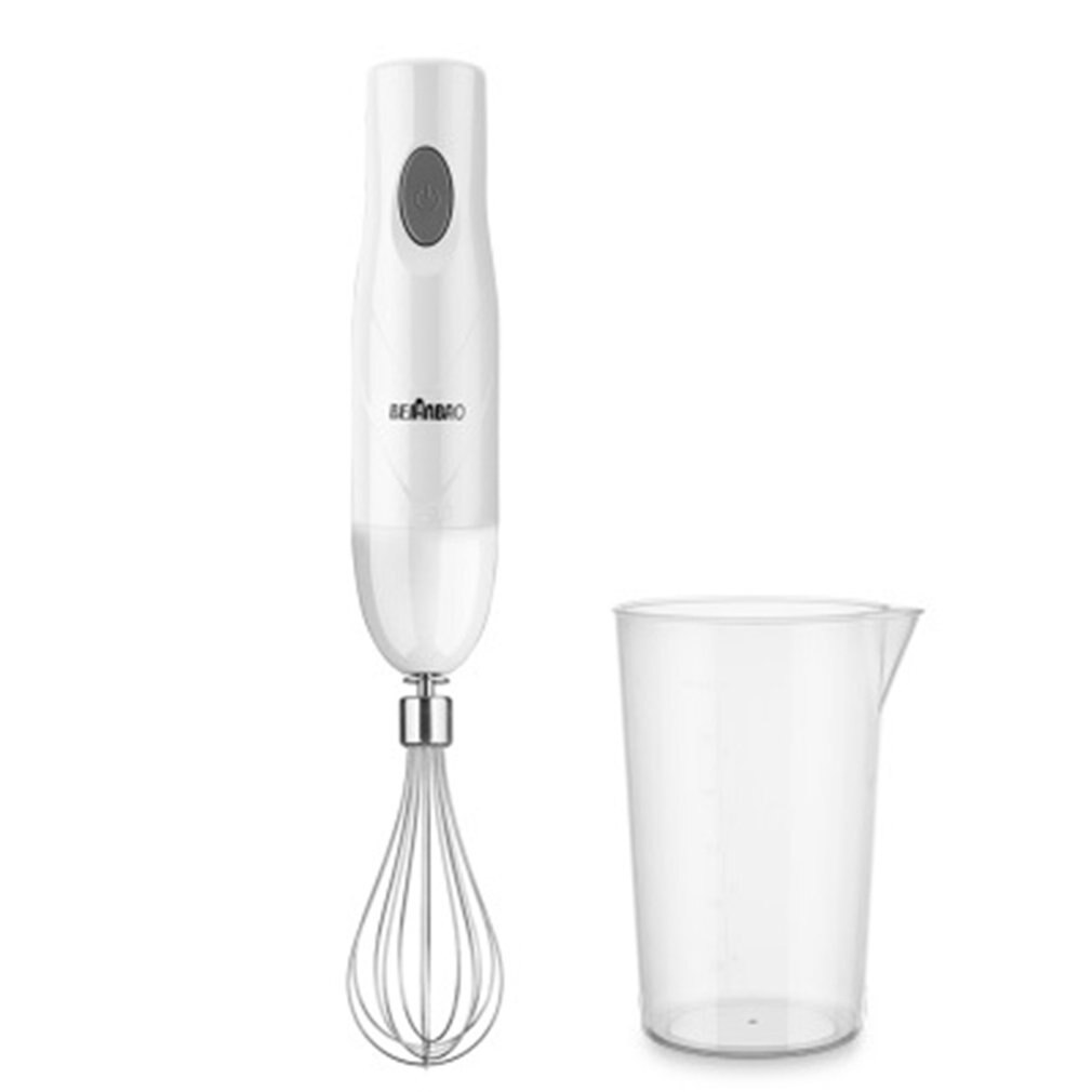 4 in 1 rostfritt stål manuell nedsänkning mixer grönsaksblandare köttkvarn 500ml kvarn mixer 800ml smoothie kopp: Marinblå
