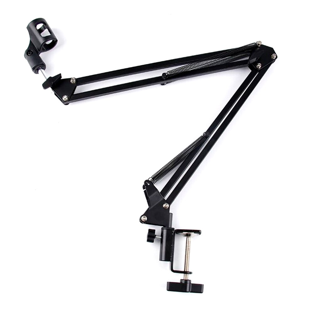 Adjustable Removable Stable Desktop Table Top Microphone Stand Bracket With A Spider Cantilever Bracket Universal Shock Mount