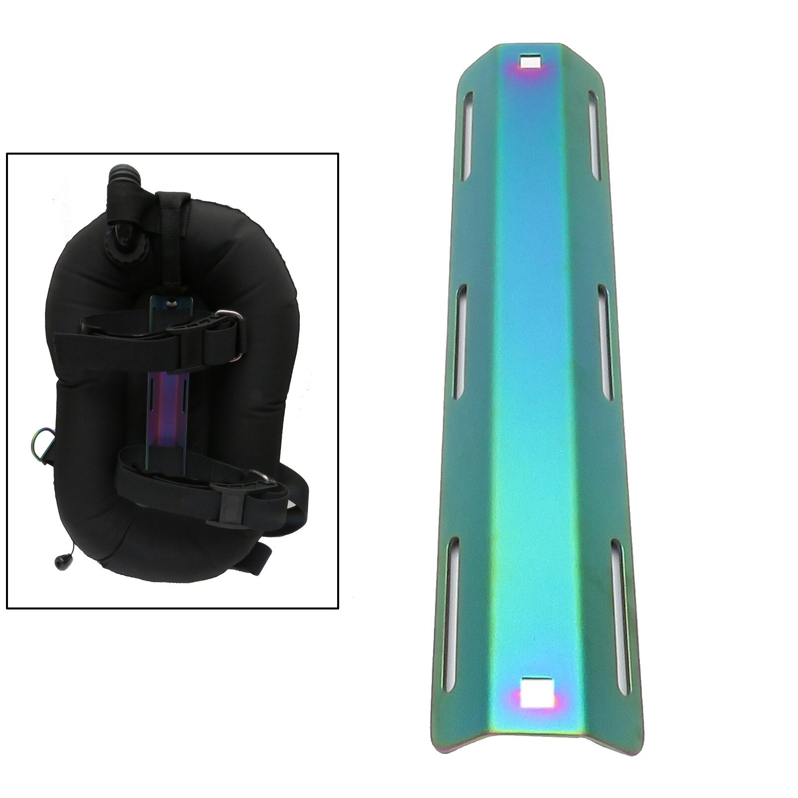 Titanium Alloy Scuba Diving Single Tank Adapter for Scuba Diving BCD Backplate