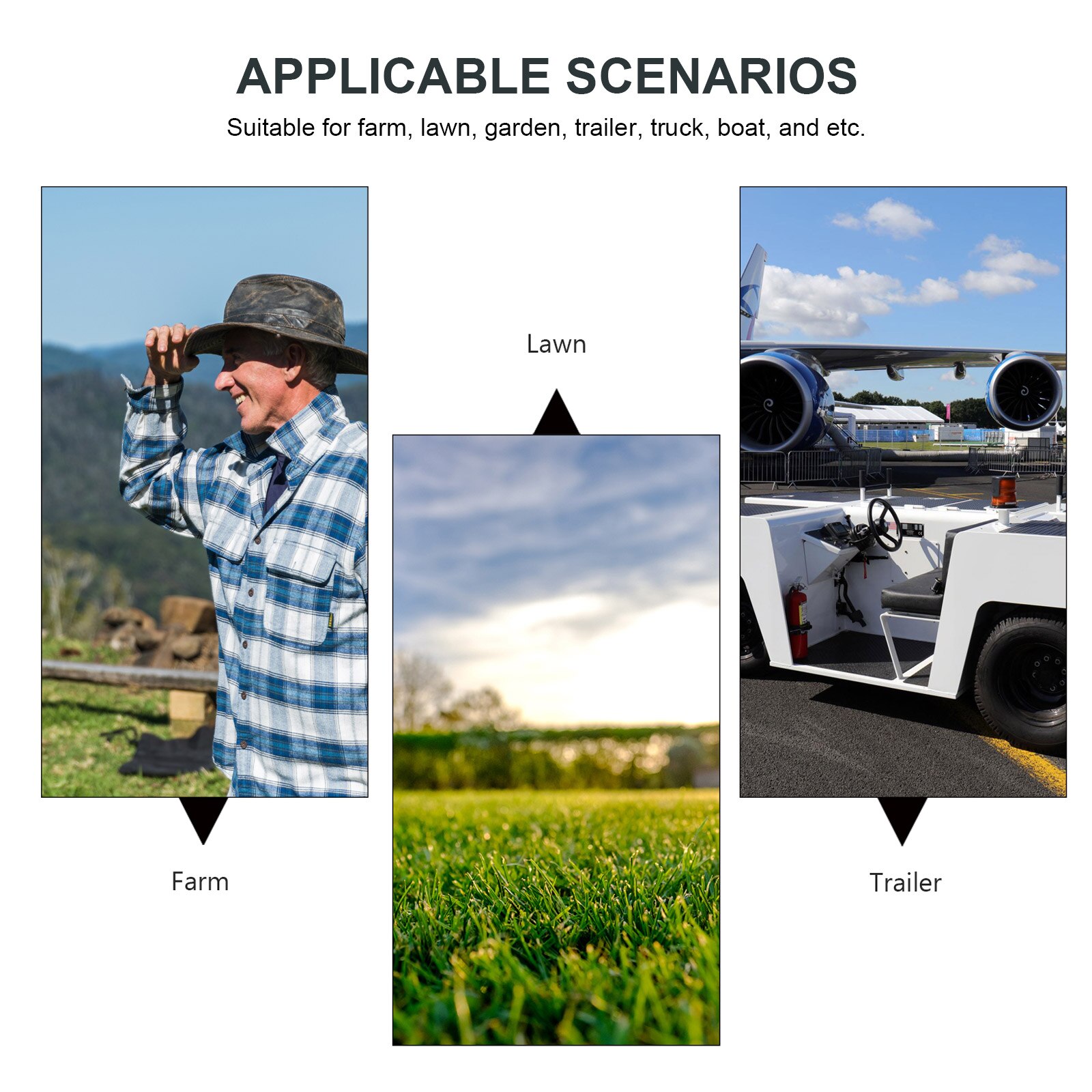 10pcs Safety Coupler Pin Shaft Locking Hitch Pin Wire Retainer Supplies