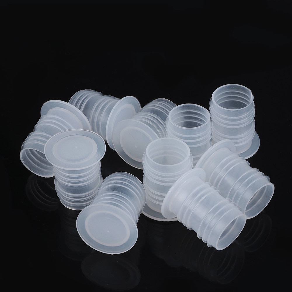 Tapón para botella de cerveza, tapón de plástico para cerveza casera, herramienta de cocina y Bar, sellador de vidrio, desechable, 10 Uds.