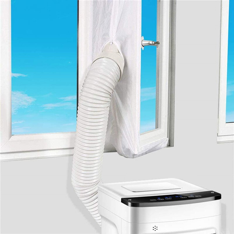 Window Sealing for Mobile Air Conditioners Air Conditioning Systems Exhaust Air Dryer Attachment to Window Casement MAZI888