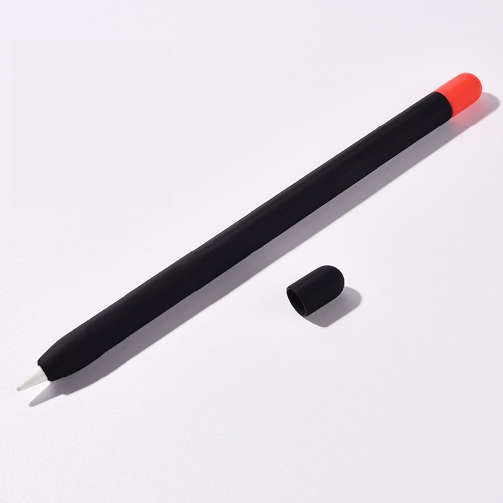 Suitable For Apple Pencil 1 Writing Pen Color Contrast Silicone Protective Cover Anti Slip And Anti Pen Cover