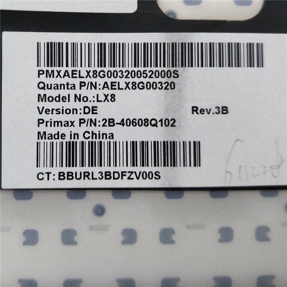 OVY GR German laptop keyboard for HP for Pavilion DV6-3000 DV6-3100 DV6-3200 DV6-3300 DV6-4000 p/n:AELX8G00320 2B-40608Q102