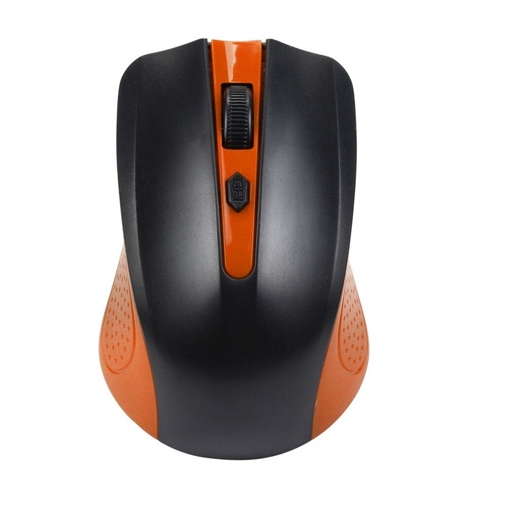 Novo profissional gaming mouse mecânico silencioso 1600dpi 4 botões backlit computador mouse suporte macro definição: Orange