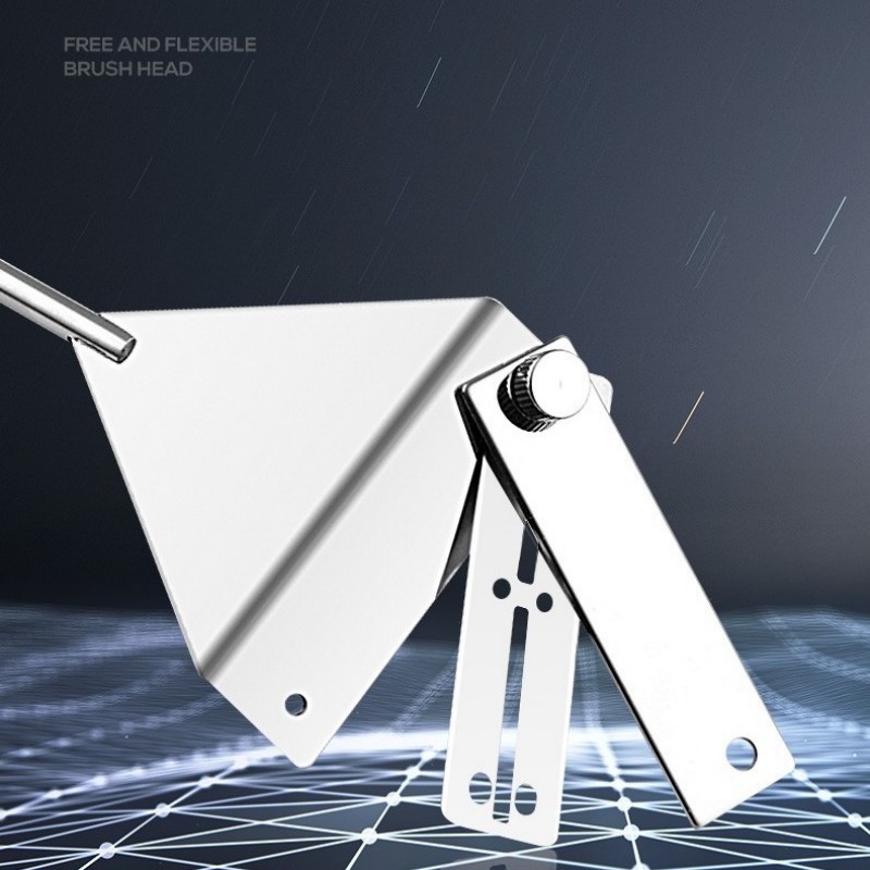 Strumento per la pulizia dell'acquario Rimozione delle alghe con sabbia piatta Raschietto per la rimozione delle alghe in vetro a doppio uso Strumento per la pulizia della casa Accessorio per l'acquario