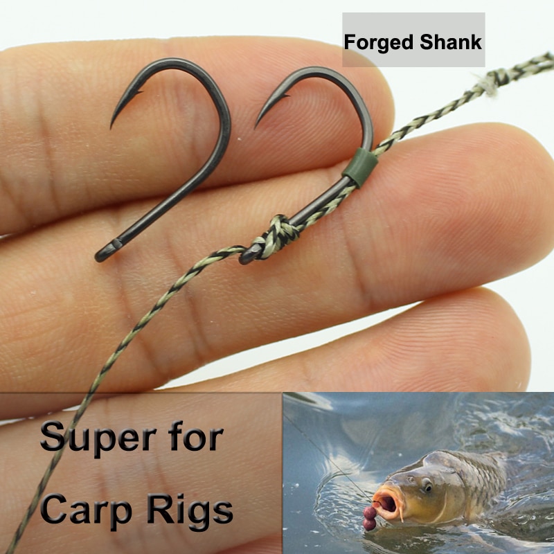 25 Stuks Karper Haken Wide Gape Prikkeldraad Haak Voor Karper Vissen Naald Scherpe Curve Karpervissen Haken Mat Zwart Pop up Boilies Europa