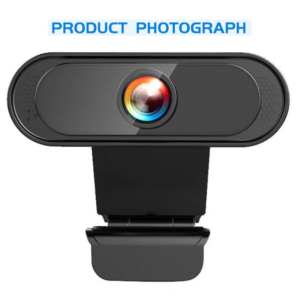 Online Class Hd Video Conference 1080p Built In Noise Reduction Microphone Drive Free Black Computer Camera