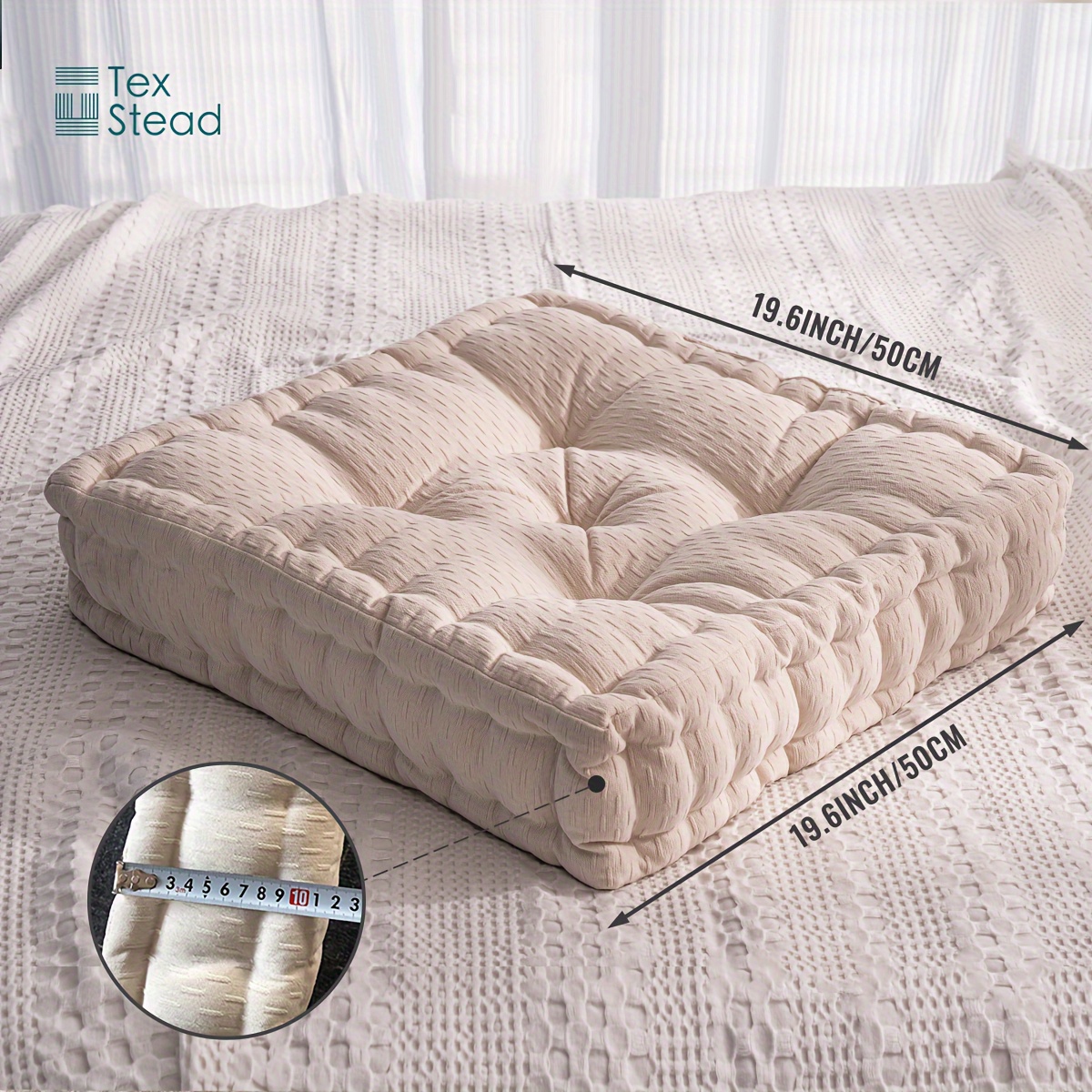 1 Pc Grote Kussens Zitkussens Dik Chenille Kussen Voor Meditatie Yoga Woonkamer Bank Stoel Kussen Open Haard