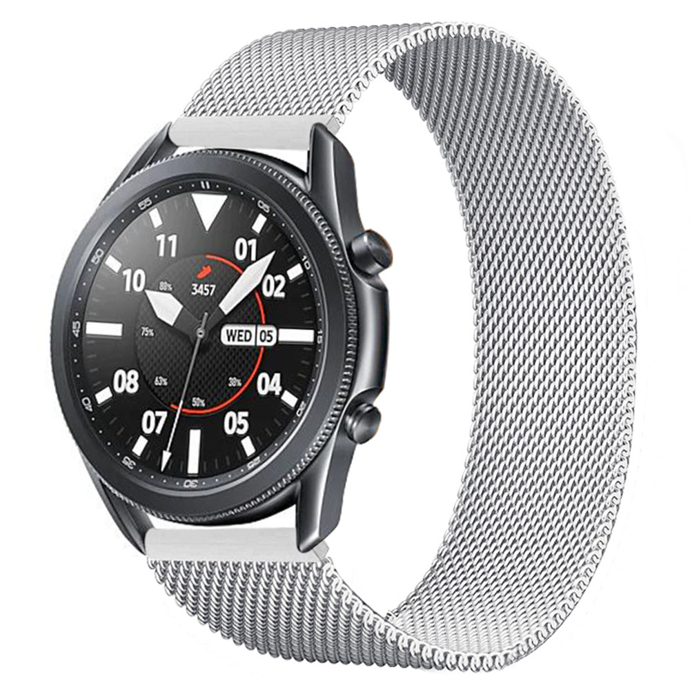 Correa Milanese Loop para Amazfit Bip S, correa de acero inoxidable para Samsung galaxy watch, 46mm gear s3, 20mm, 22mm, 18mm, 24mm, 23mm