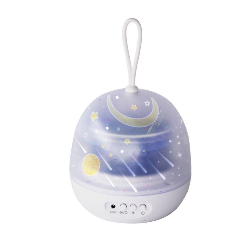 Starry Sky Night Light Fairy Stars Magic Projecting Night Light Dreaming Projection Lamp Children Kids Christmas Novelty: WHITE