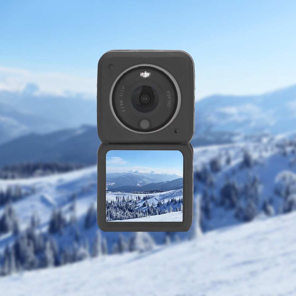 Zachte Siliconen Case Voor Dji Action 2 Beschermende Frame Cover Behuizing Shell Scratch-Proof Action Camera Accessoires
