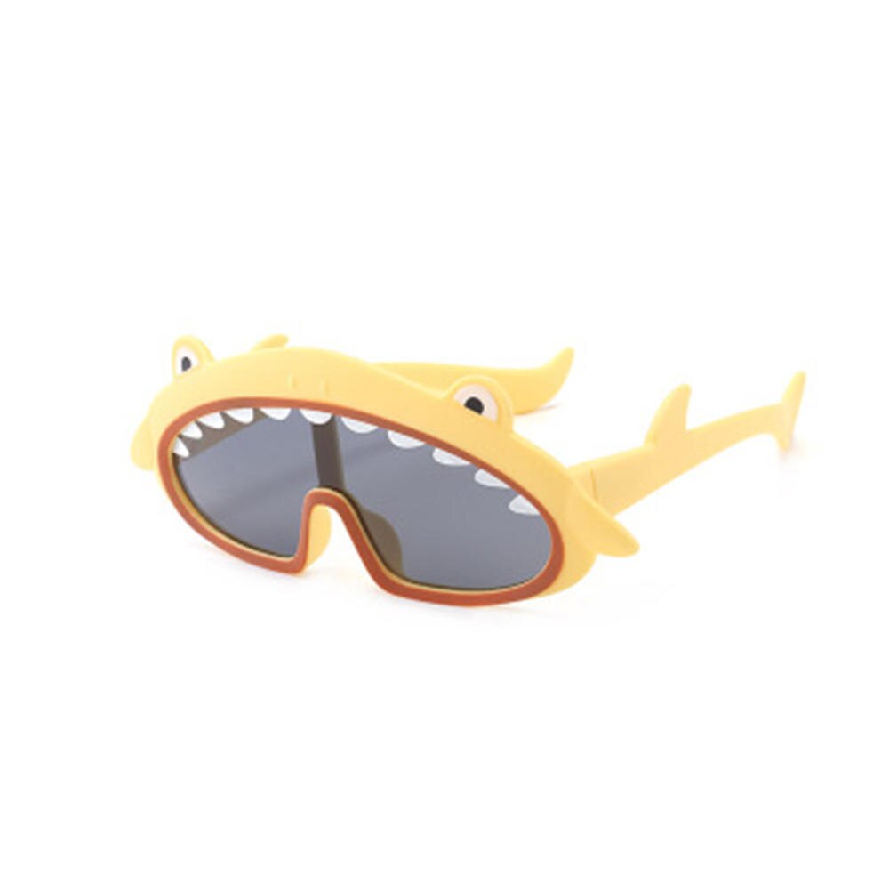 Nuevas gafas de sol polarizadas bonitas para niños, gafas de sol de tiburón de dibujos animados para niños, gafas de sol flexibles a la: 2