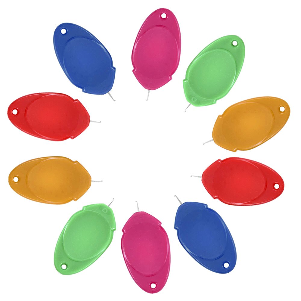 10Pcs Sewing Needle Threader Thimble Thread Tool Threader Elderly Guide Needle Easy Device Automatic Thread Sewing Supplies