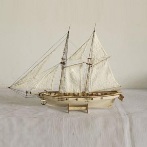 1:100 schaal mini houten zeilboot schip kit boot speelgoed diy model decoratie uitstekend decoratief item: Default Title