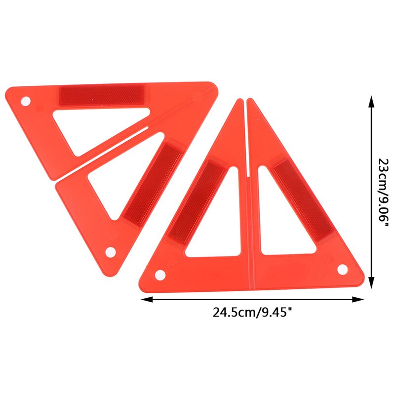 Car Breakdown Warning Triangle Emergency Reflective Safety Hazard Sign Cars Stop