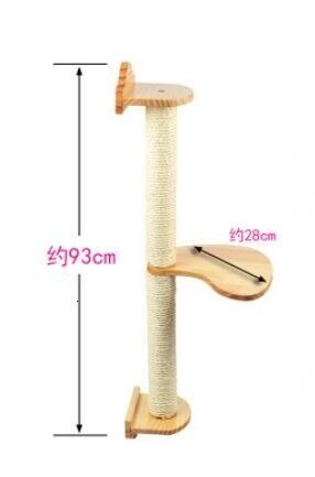 Cat Scratch Board Toy Sisal post Cat Kitten Climbing Scratching Tree Cats Protecting Furniture Grind Claws Cat Scratcher HW024