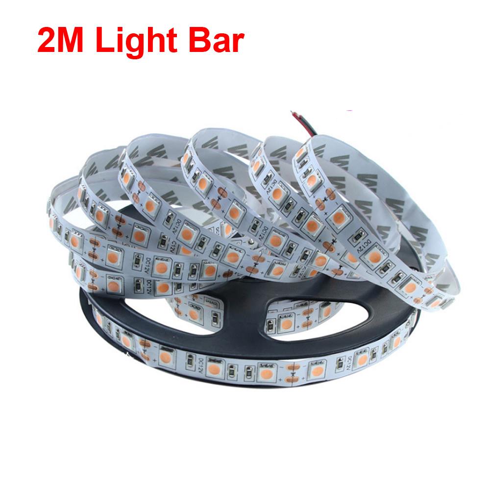 Solar Panel Light Farmhouse Grow Light 5W Solar Panel Flexible Waterproof 0.5/1/2/3/5M Solar Power Lamp Beads Light Spectrum: 2M