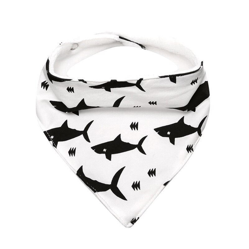 Baby Bibs Burp Cloths Printed Dribble Triangle Waterproof Bibs Breastplate Baby Cotton Bandana Drool Bibs Feeding Saliva Towel