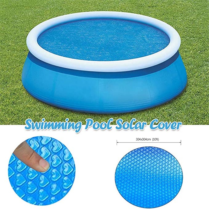Runde swimmingpool solafdækning støvtæt solvarmebestandig dækning til swimmingpool udendørs værktøj