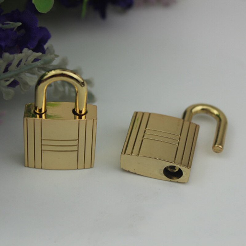 Metall lås ingen nøkkel bag fjær spenne lås for veske skulder vesker tote diy håndverk maskinvare tilbehør: 3