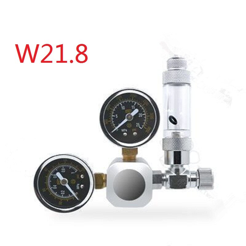 W21.8 CO2 Regulator Aquarium Plant Flow Druk Speed Control Bubble Counter Terugslagklep Cilinder Adapter Decompressie Tafel: Bubble Counter