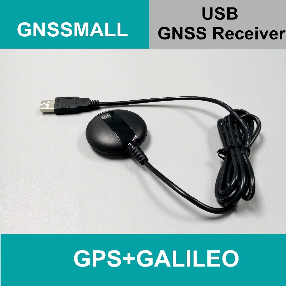 TOPGNSS receptor USB GPS GALILEO receptor M8030 Dual receptor GNSS para antena aptop PC GN800L mejor que BU-353S4 G-ratón