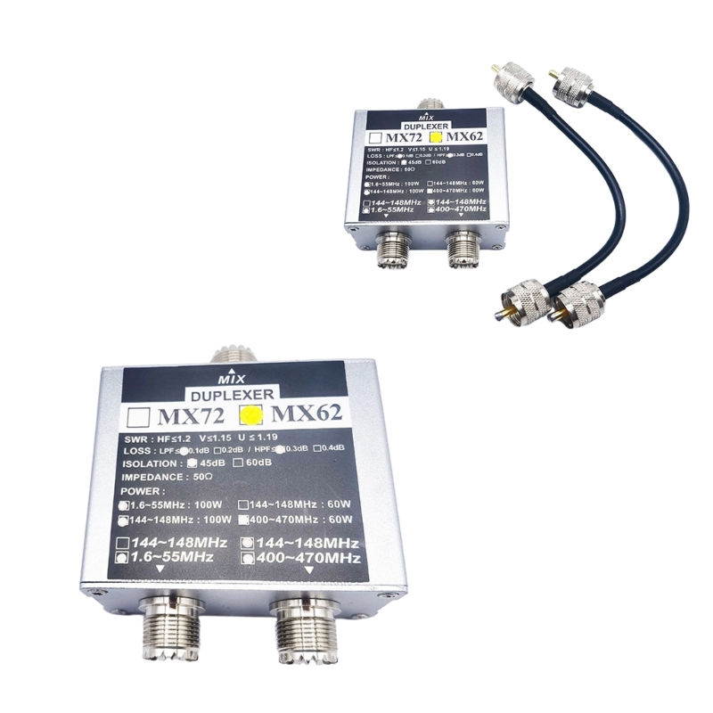 Le coupleur d'antenne E56B Duplexer MX62 améliore le récepteur de Signal pour FT857D FT911 ATAS-120A