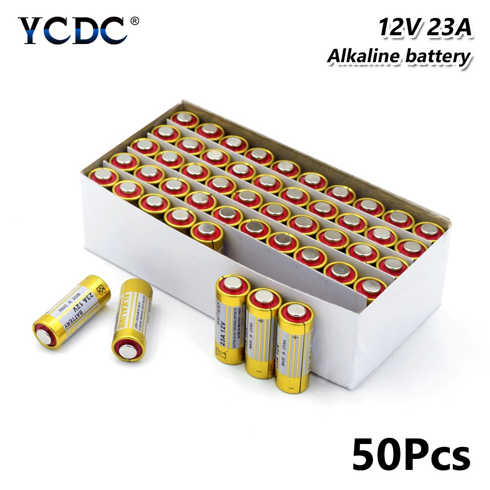 YCDC 12V pile alcaline 23A 23GA MS21 A23 E23A V23GA pour télécommande sonnette Original