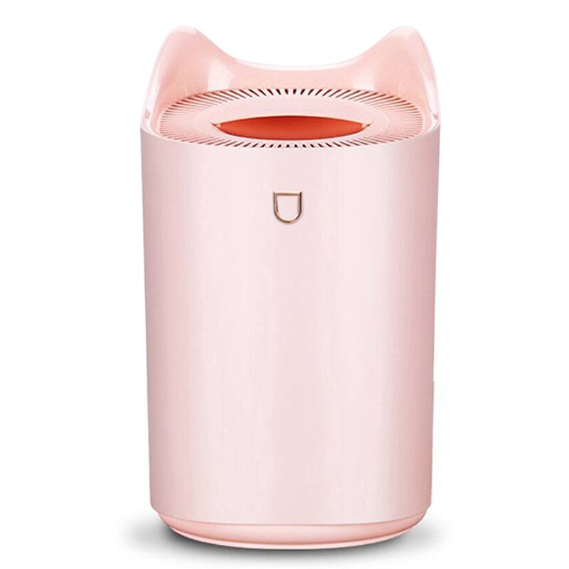 Luftbefeuchter 3000ml Hause ultraschall Aromatherapie Öl Diffusor Farbe LED-leuchten Starken Kühlen Nebel Hersteller für Büro: Rosa