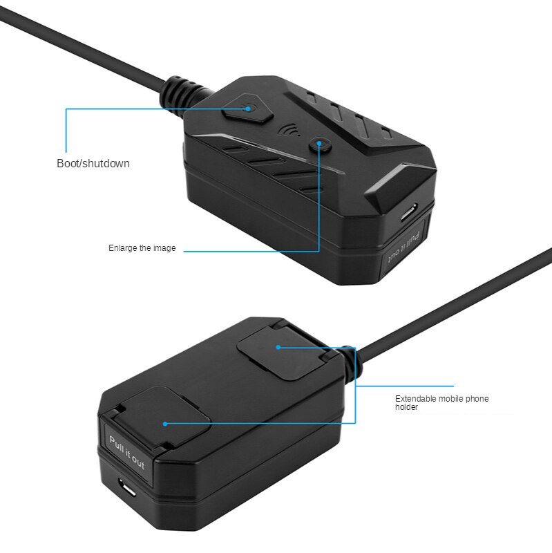 3 in 1 Semi-rigid USB Endoscope Camera 8MM IP67 Waterproof Snake Camera With 6 Led for Windows &amp; Macbook PC Android Endoscope