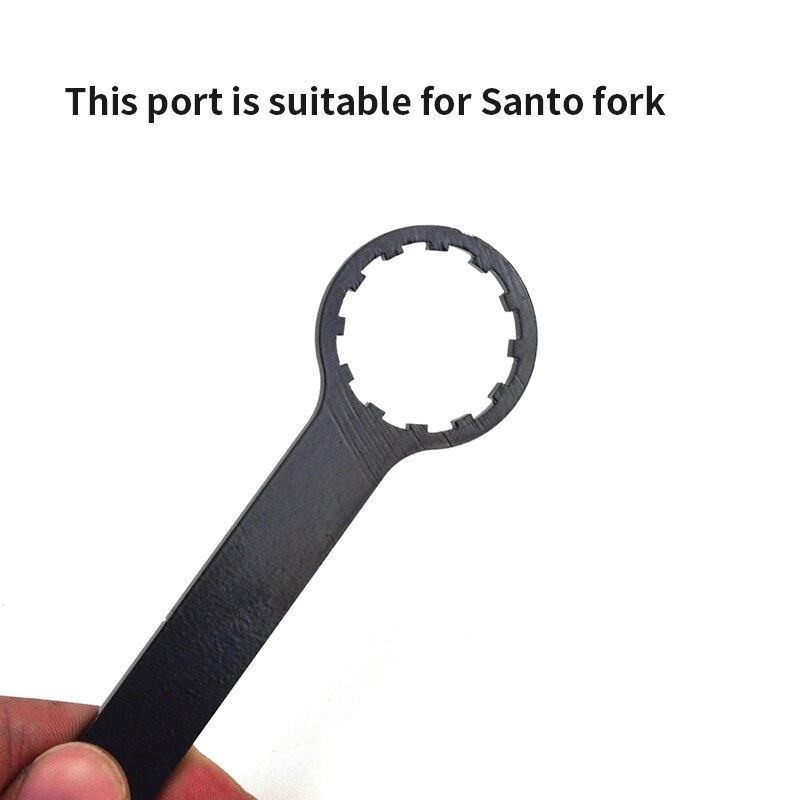 Fiets trapas sleutel trapas gereedschap inkeping installatie gereedschap verwijderaar reparatie voor fiets fiets voorvork verwijderaar