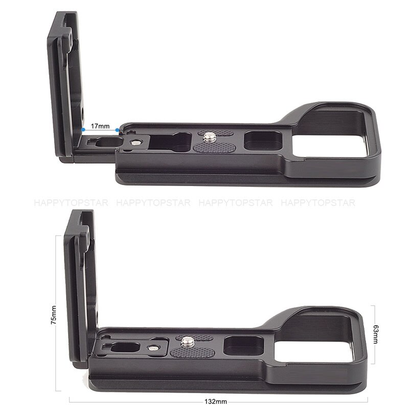 Placa de soporte en L de liberación rápida escalable para SONY A6600 α6600 Arca Swiss Really right stuff RRS