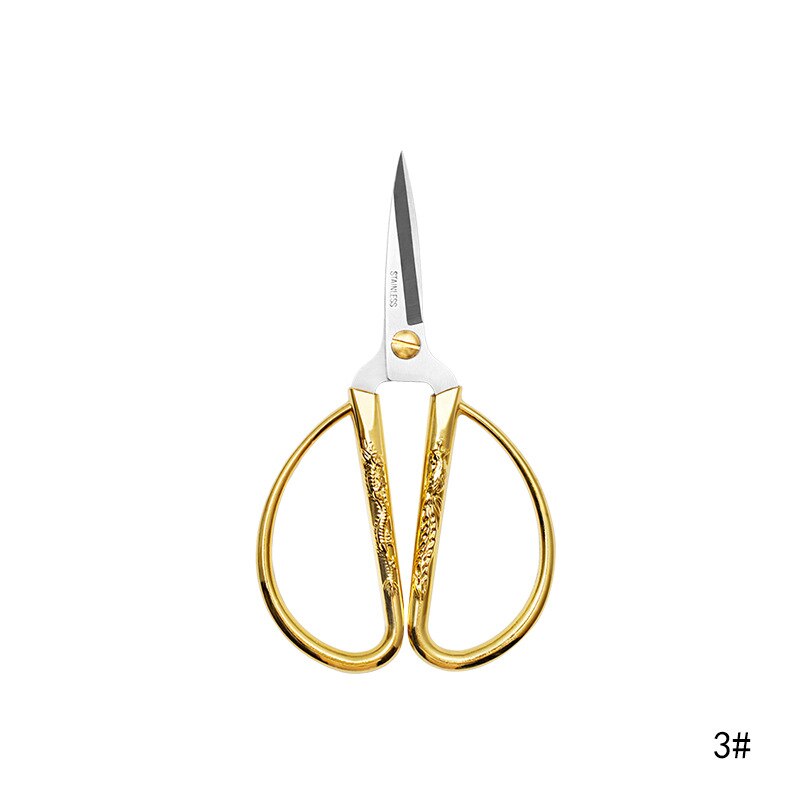 MIUSIE Edelstahl Schneider Schere Kreuz Stich Papier-schneiden Schere Handwerk Stickerei Haushalt NäHenne Stoff Scher: Typ3