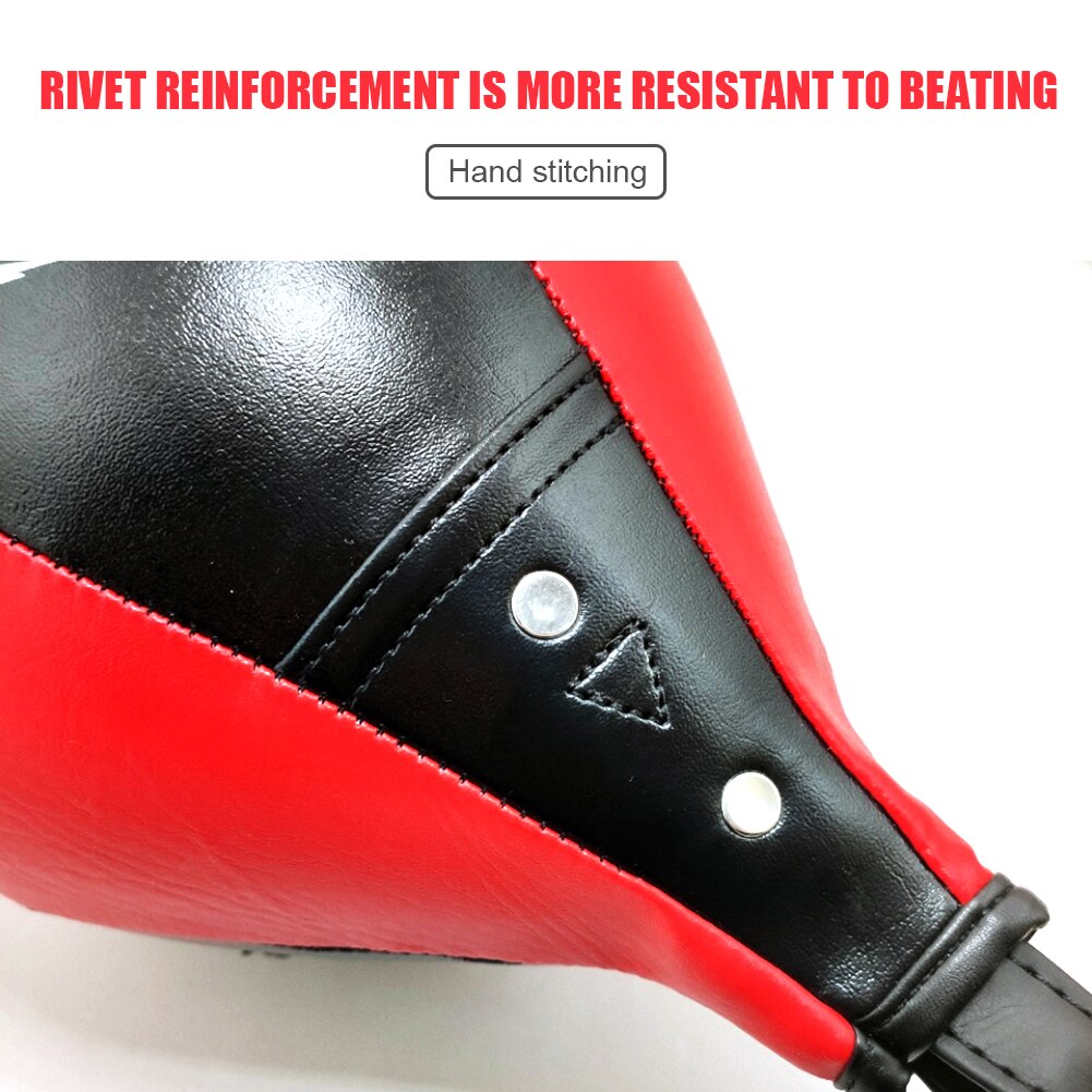 Double End Boxing Ball PU Pear Boxing Bag Reflex Double End Boxing Dodge Speed Ball Inflatable Floor to Ceiling Punching Bag