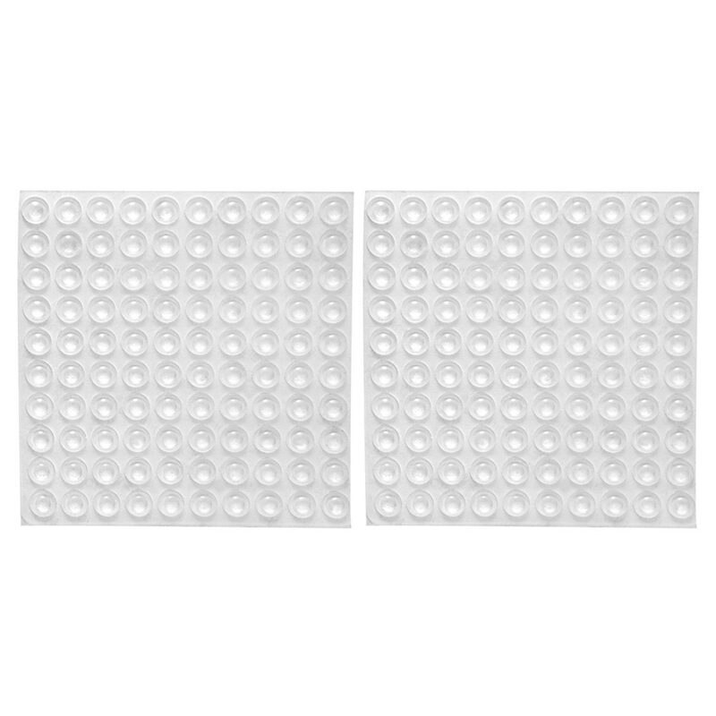 200X Transparent Rubber Feet Adhesive Bumper Pads Self Stick Bumpers Sound Dampening Door Cabinet Buffer Pads, 8X2.5Mm: Default Title