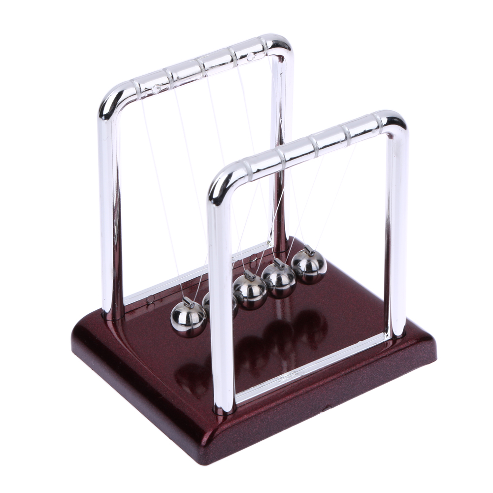 Bolas de acero de equilibrio de cuna de Newton, Bola de colisión de movimiento perpetuo, enseñanza escolar de física, ciencia, péndulo, juguete, , decoración del hogar