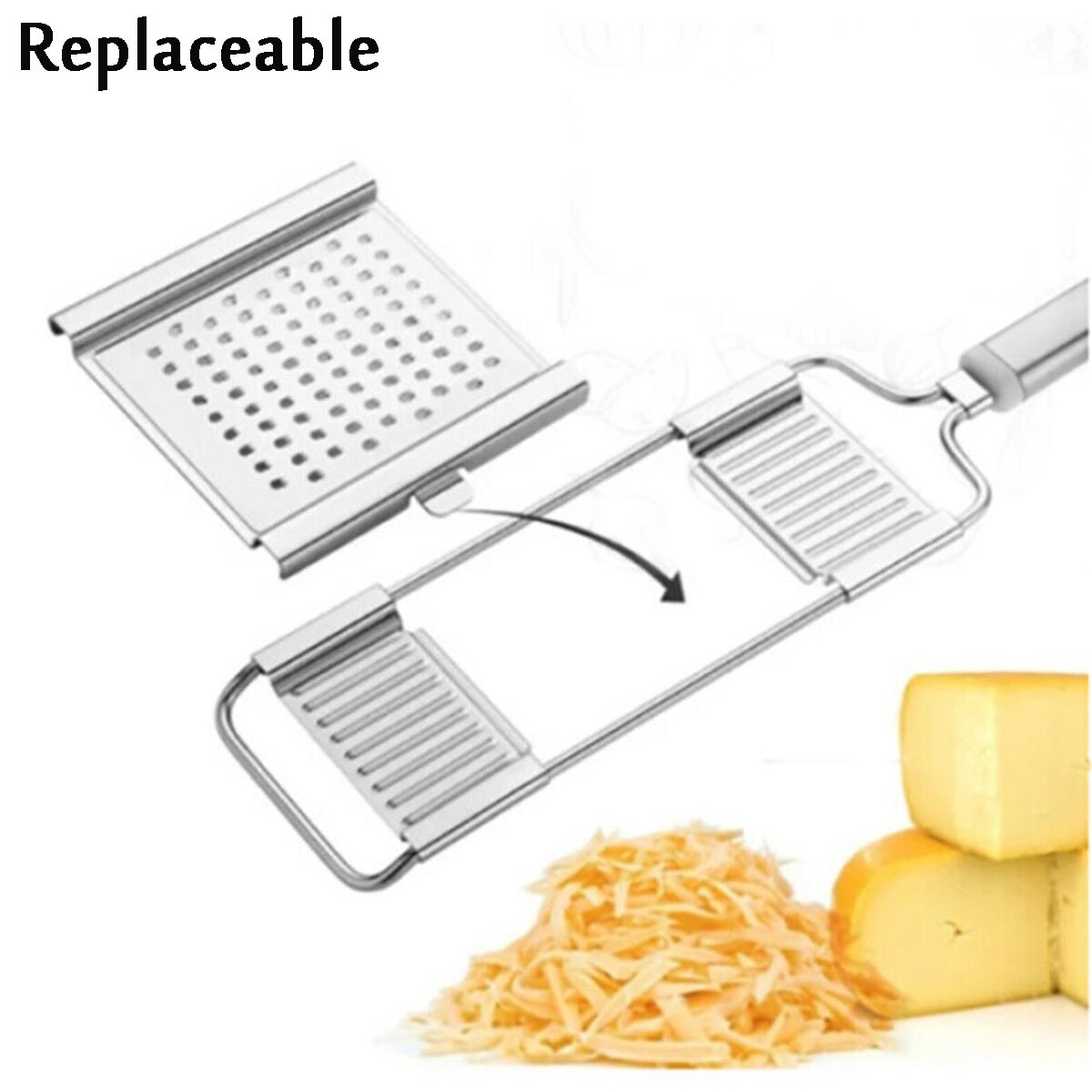 3 In 1 Multifunctionele Groentesnijder Rvs Fruit Dunschiller Rasp Shredders Voedsel Chopper Cutter Kitchen Tools